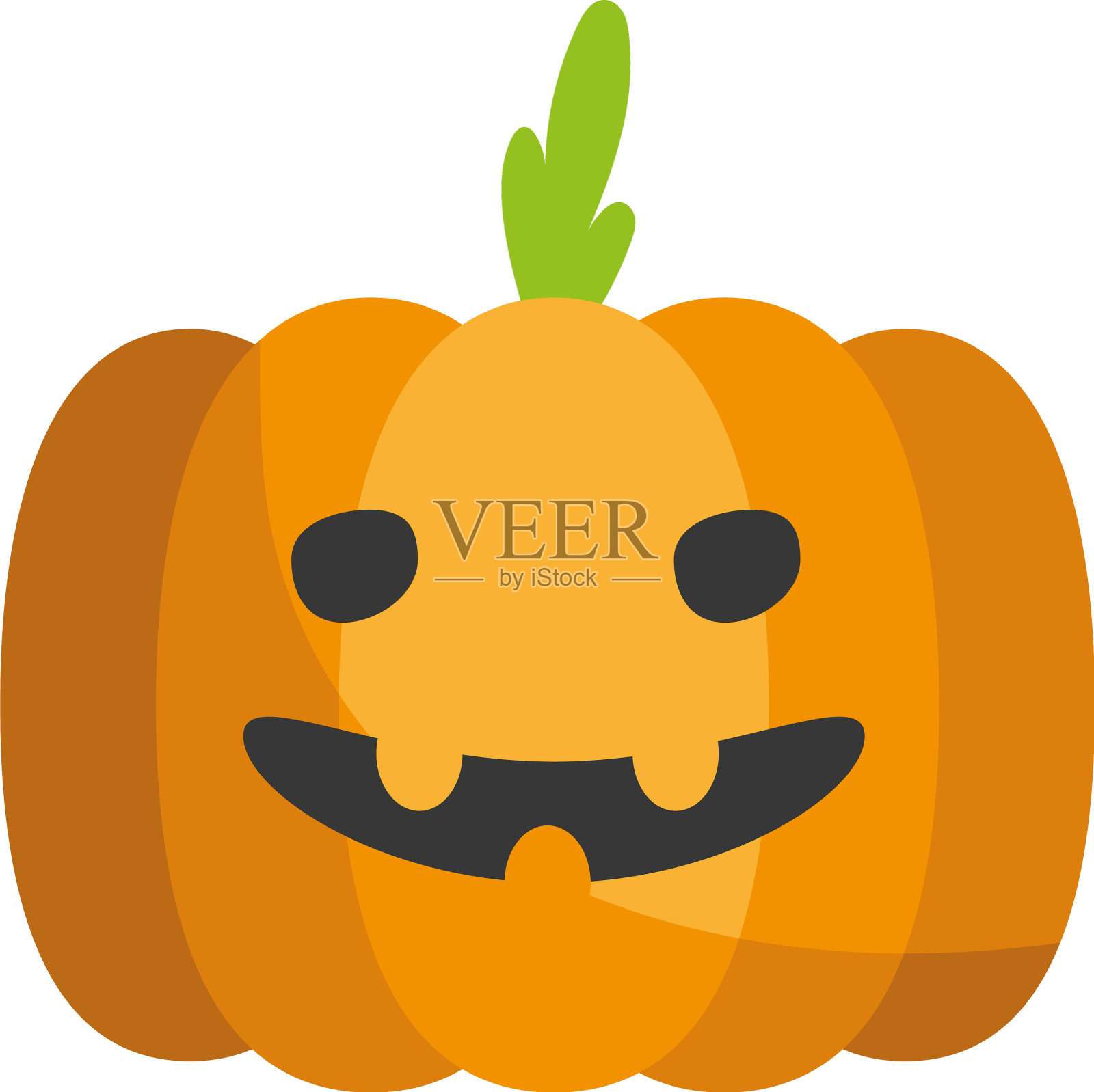 可怕的万圣节南瓜设计元素图片