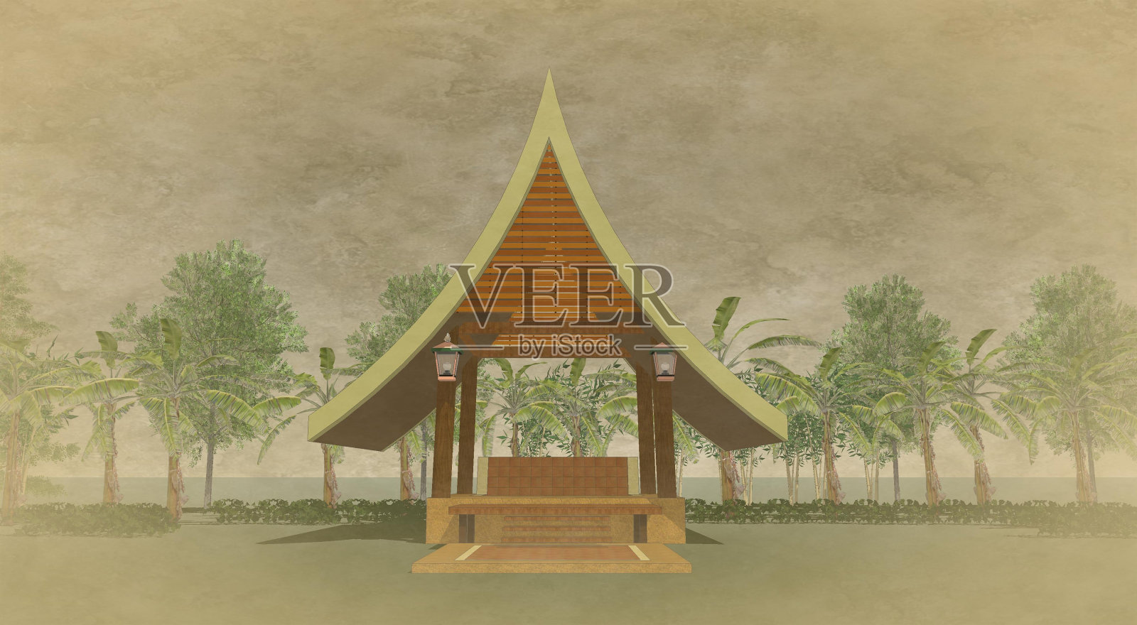 建筑工程三维插图照片摄影图片