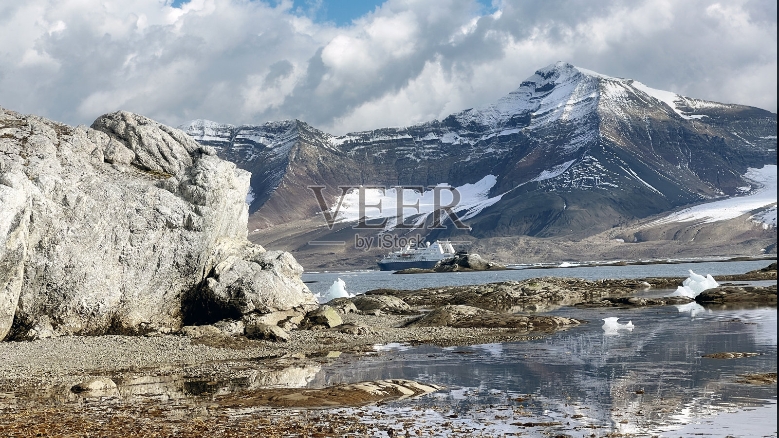 斯瓦尔巴特群岛景观照片摄影图片