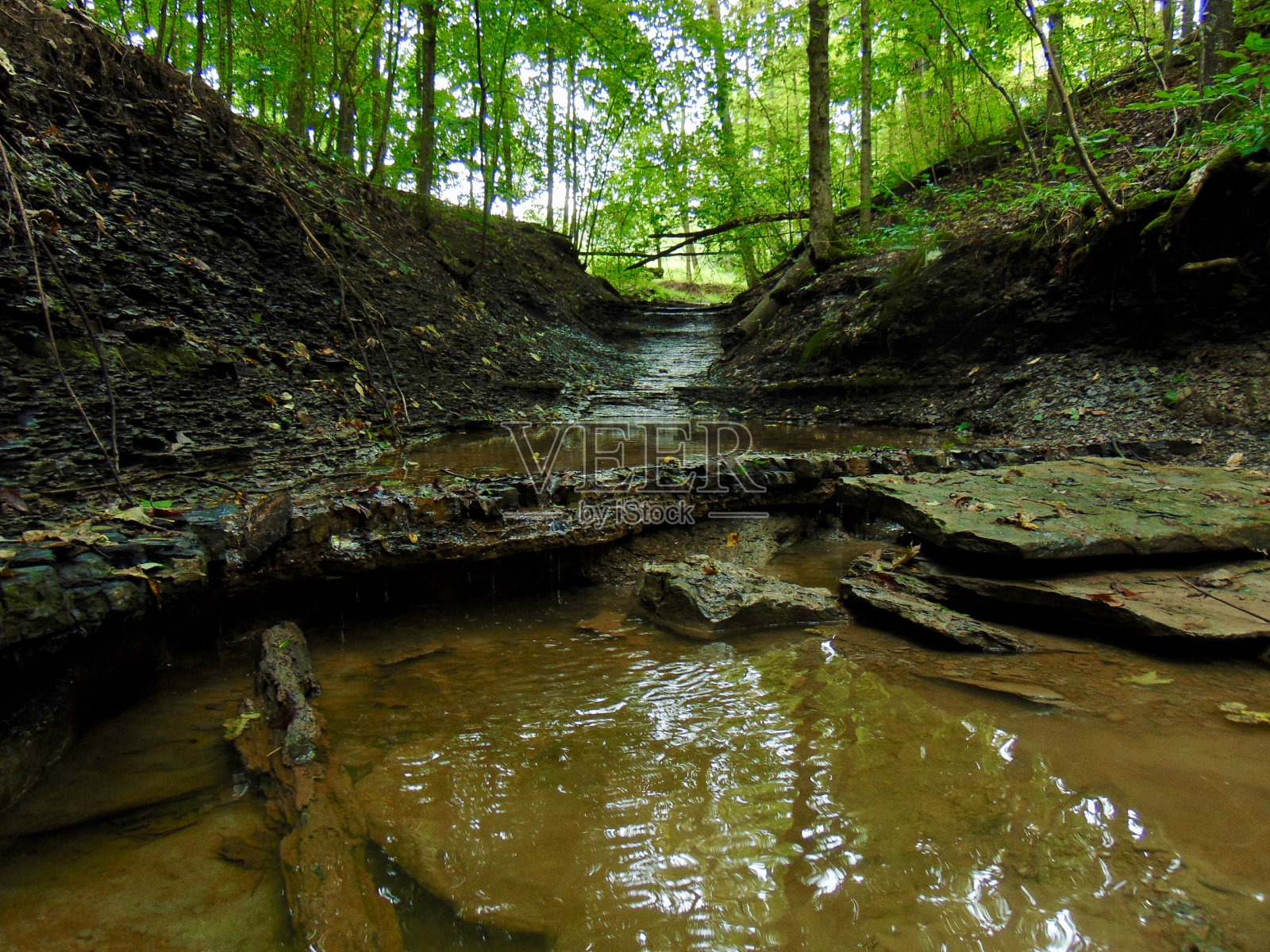 河流的层次照片摄影图片