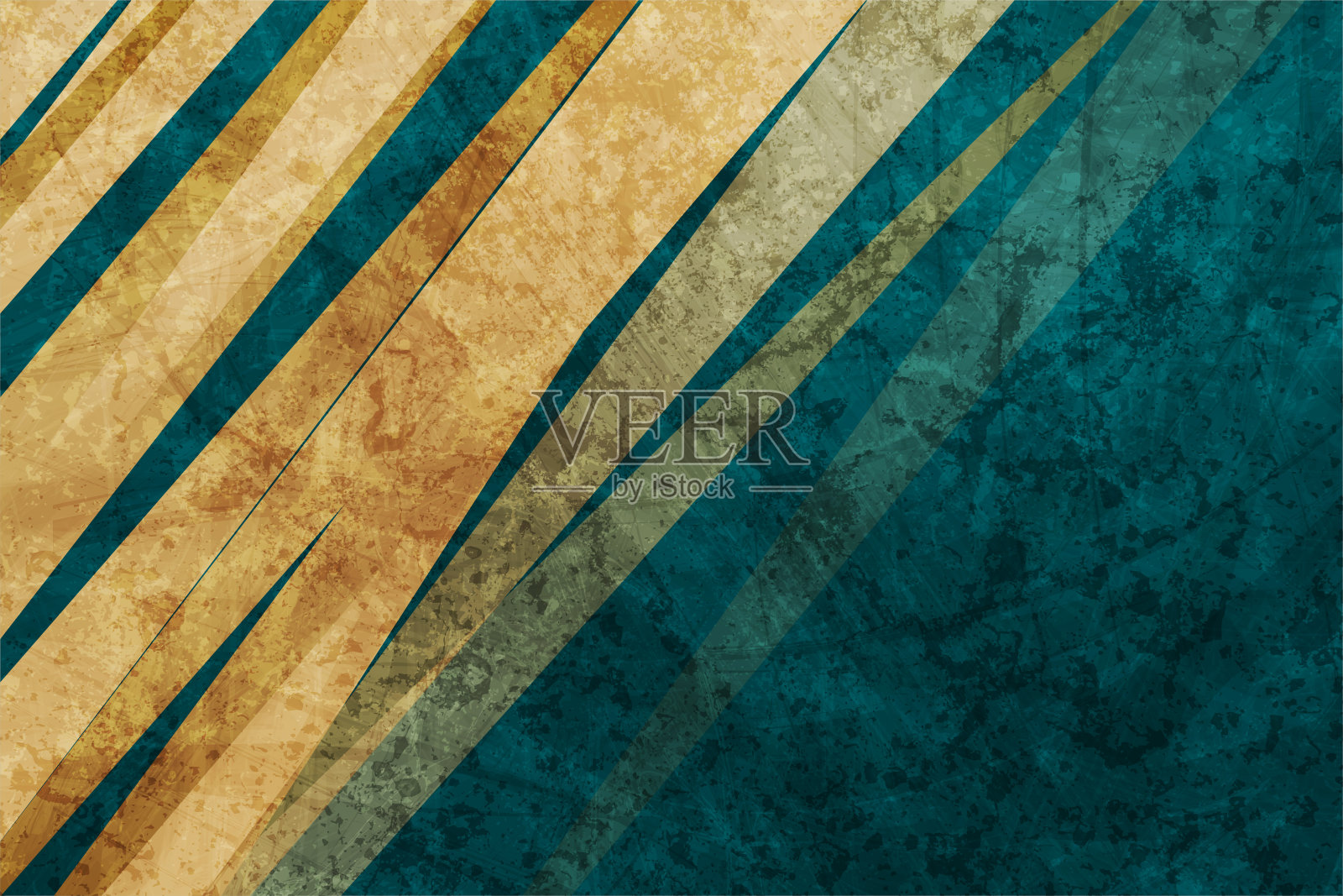 蓝色和棕色对角条纹抽象的垃圾背景插画图片素材