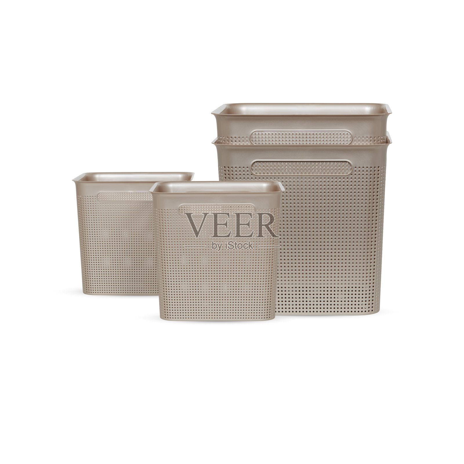 空洗衣篮孤立的白色背景与修剪路径照片摄影图片