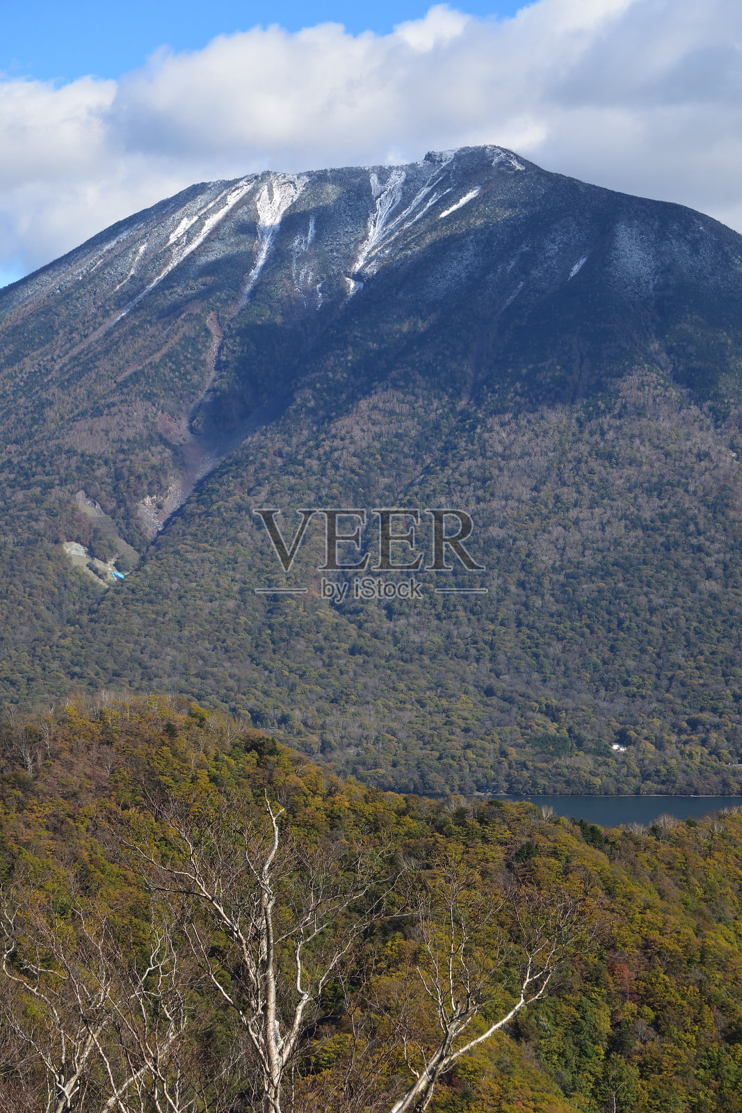 秋天，日本枥木，从日光登山到沙山照片摄影图片