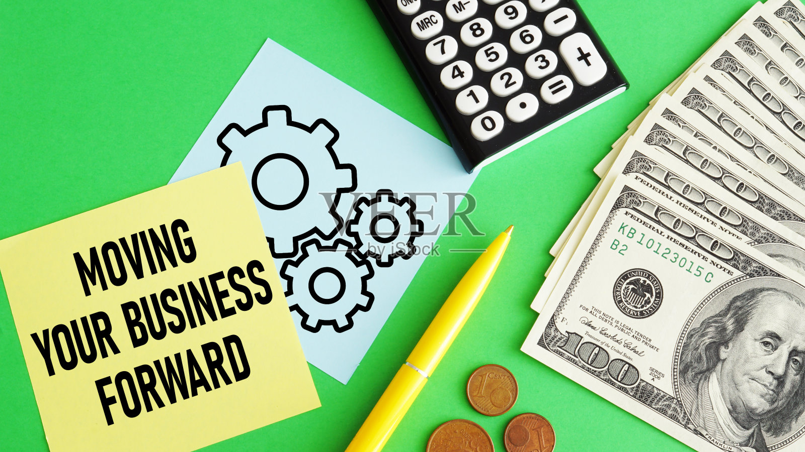 使用文本显示您的业务向前发展照片摄影图片