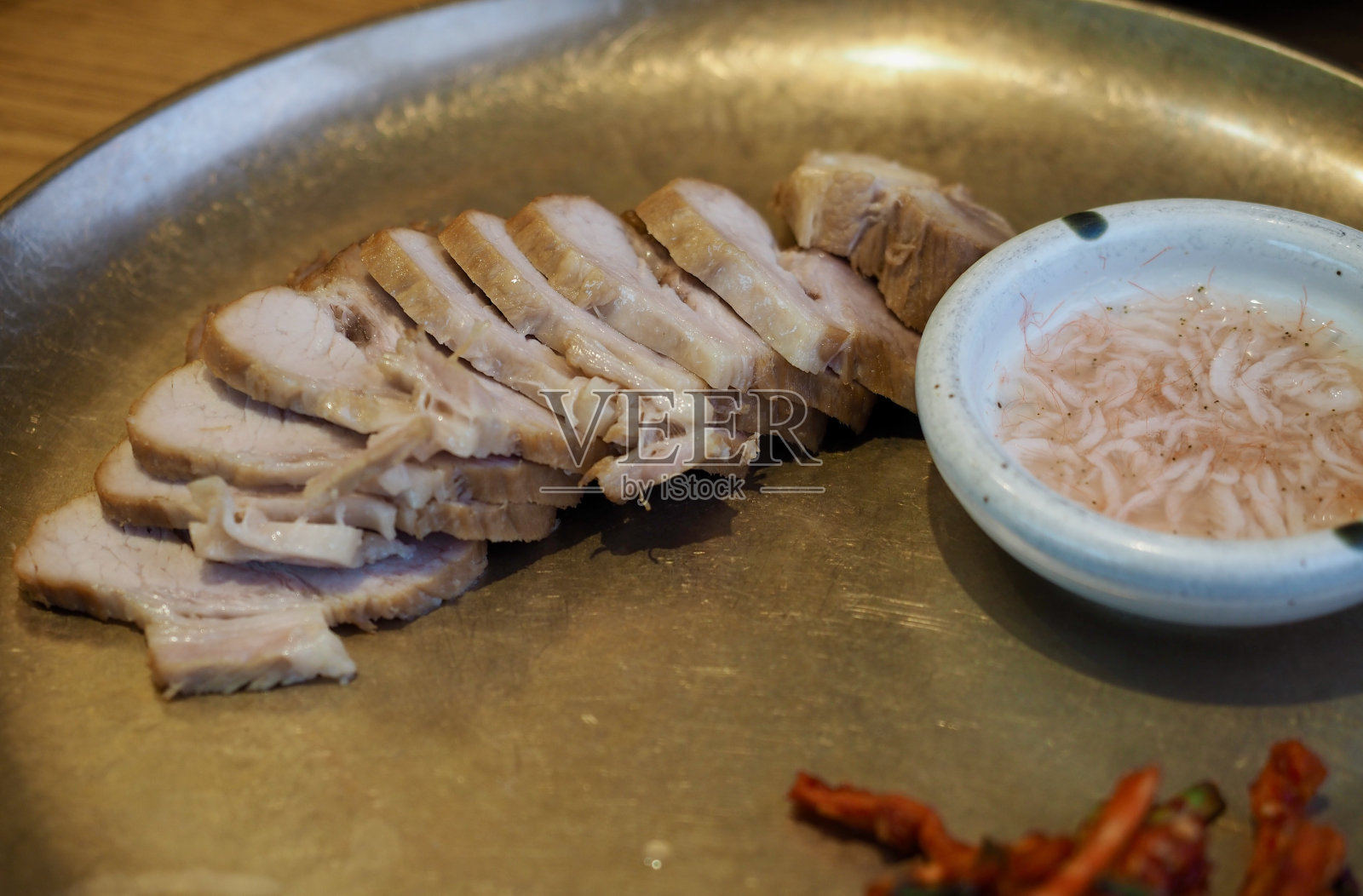 韩国传统食物里脊肉照片摄影图片