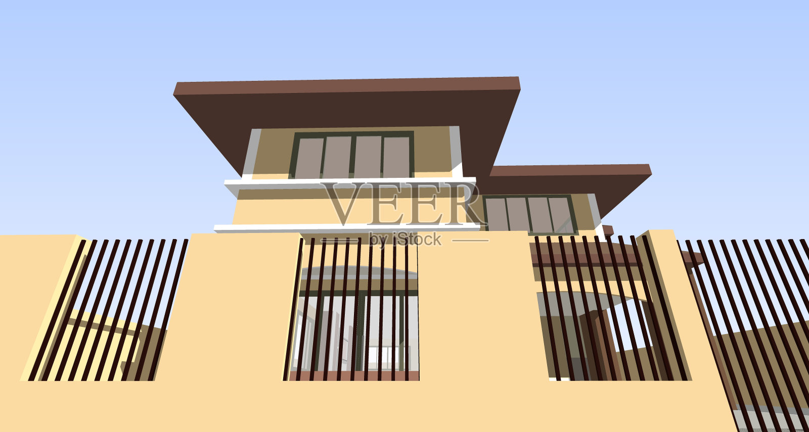 建筑工程三维插图照片摄影图片