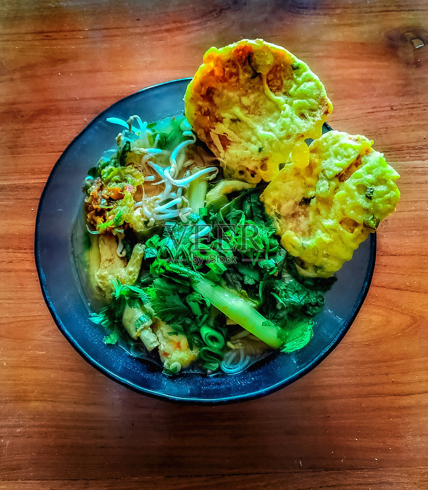 印尼鸡索托照片摄影图片