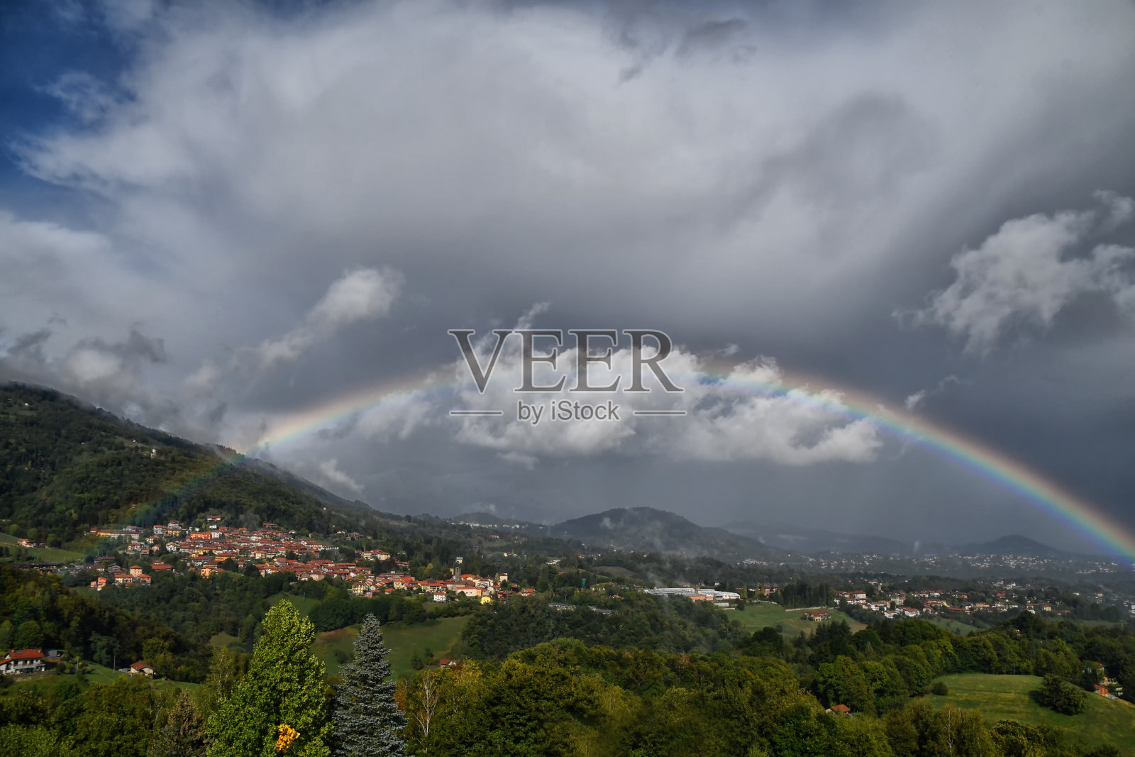 彩虹照片摄影图片