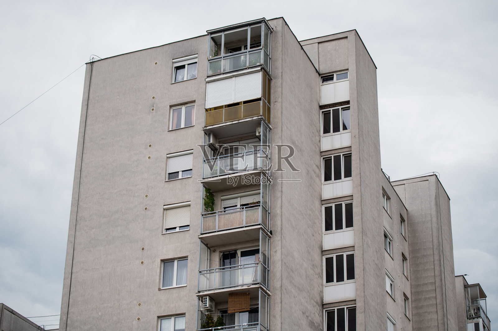 住宅区老欧洲公寓建筑照片摄影图片