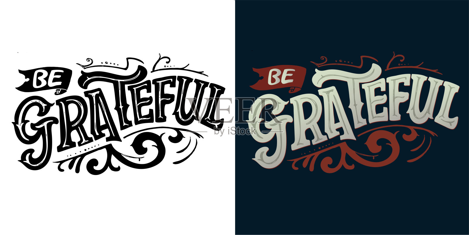 现代书法风格手绘动机刻字短语。印刷和海报设计的灵感口号。t恤设计的矢量插画图片素材