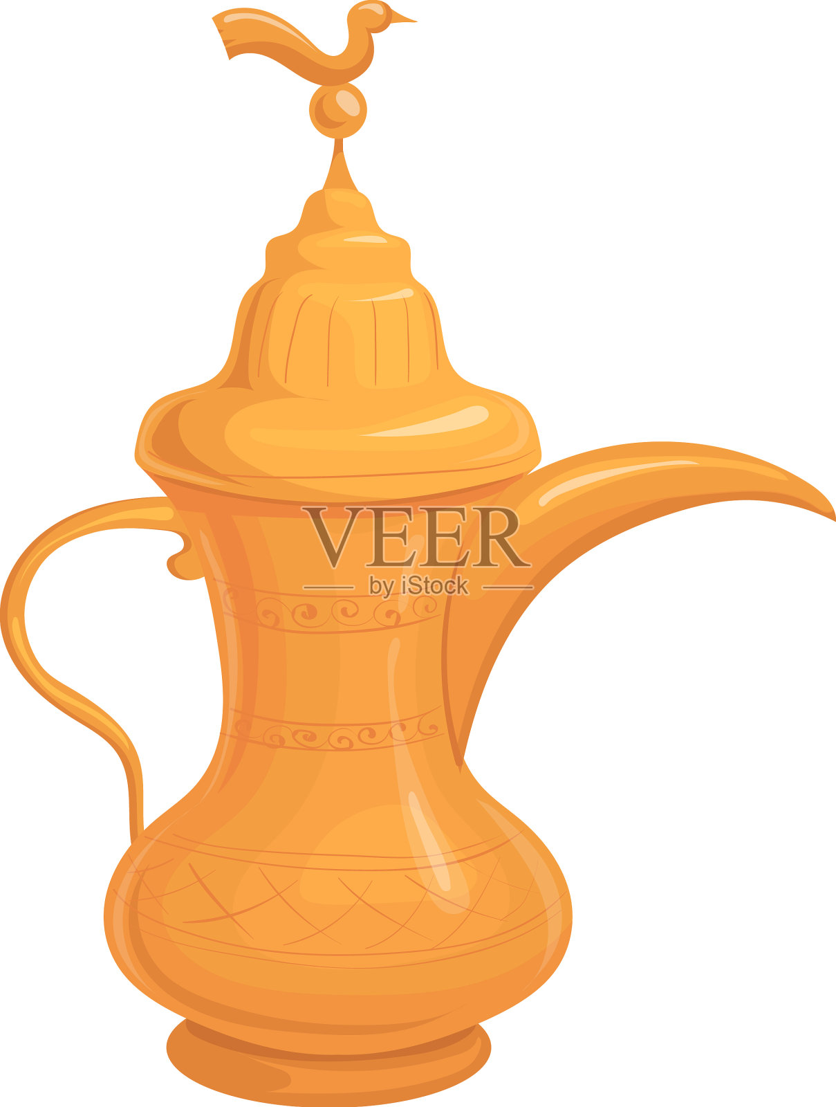 中东陶罐卡通古陶瓷设计元素图片