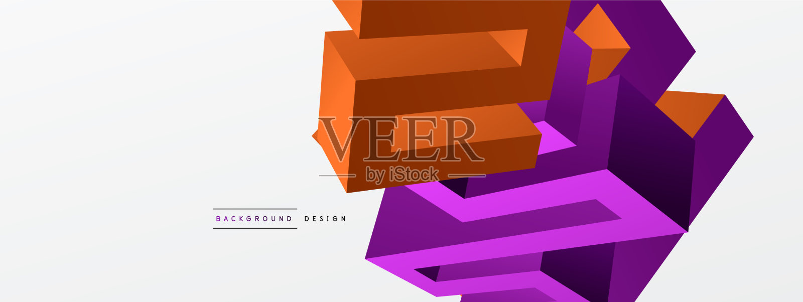 3d线条几何创意抽象背景插画图片素材