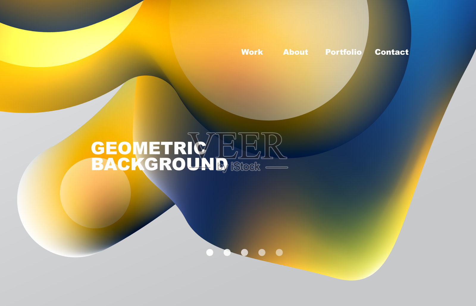 登陆页面抽象液体背景流动插画图片素材