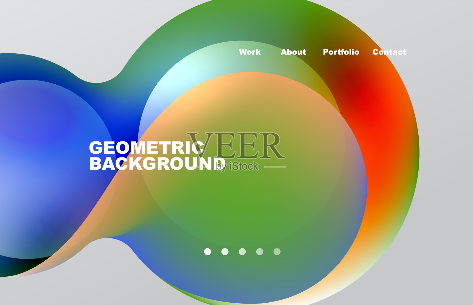 登陆页面抽象液体背景流动插画图片素材