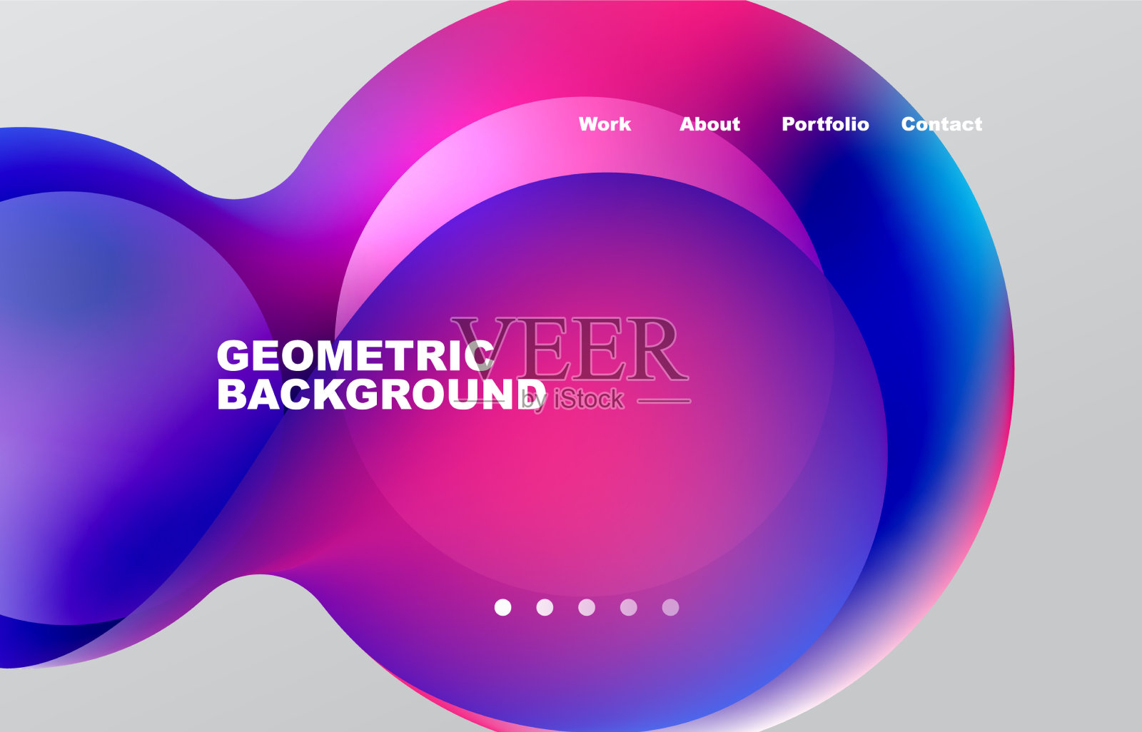 登陆页面抽象液体背景流动插画图片素材