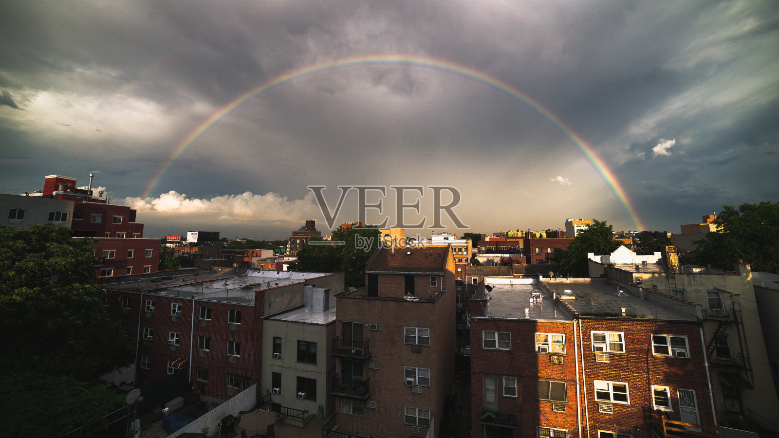 皇后区阿斯托里亚的彩虹阳台照片摄影图片