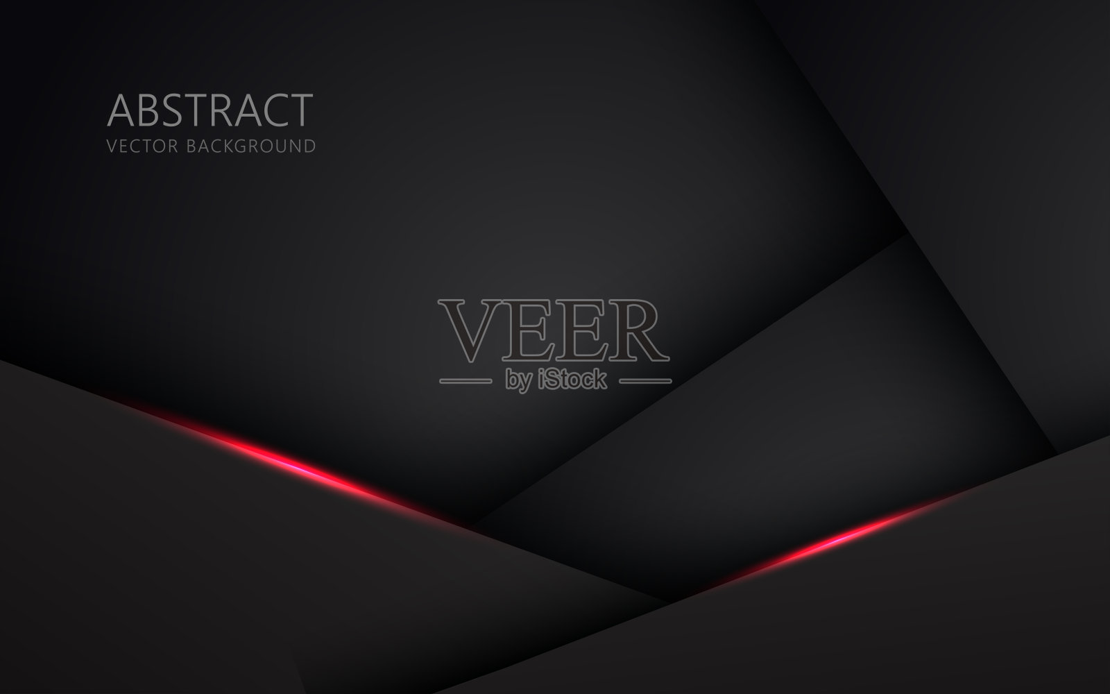 摘要浅红色黑色空间框架布局设计技术三角概念灰色纹理背景。eps10向量插画图片素材