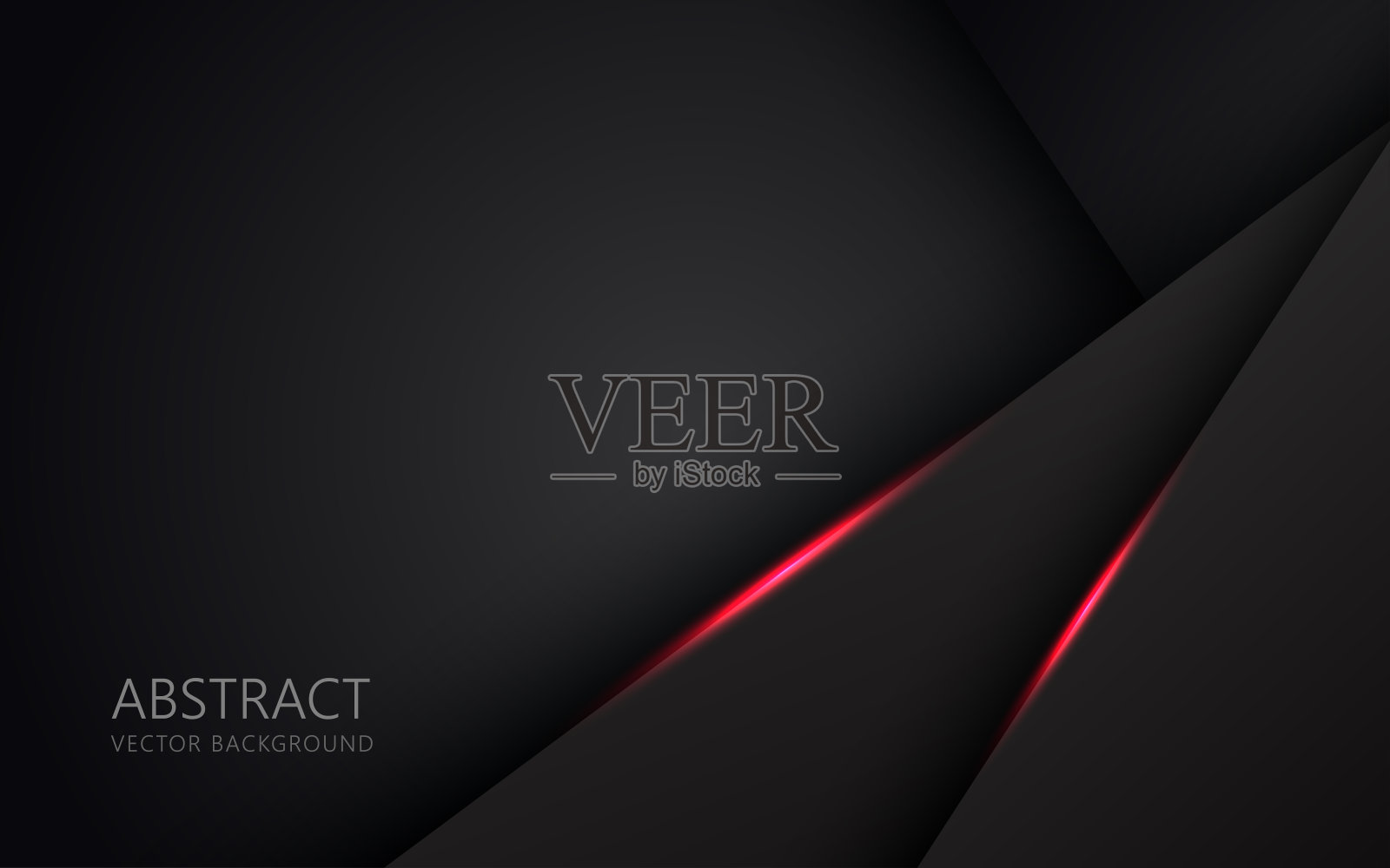 摘要浅红色黑色空间框架布局设计技术三角概念灰色纹理背景。eps10向量插画图片素材