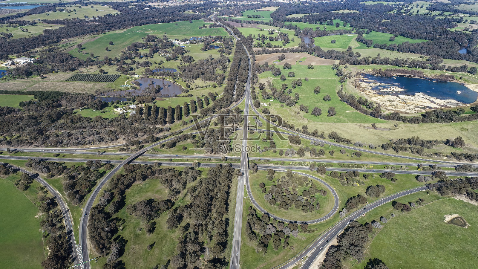 休谟公路航空照片摄影图片