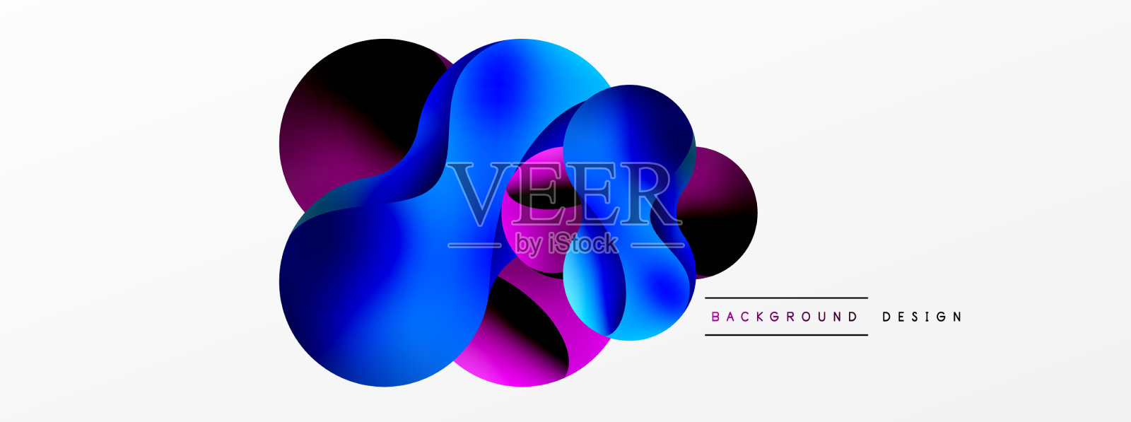 圆形几何背景抽象现代插画图片素材