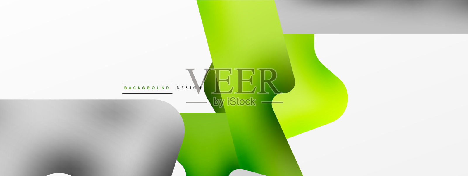 色彩鲜艳的抽象形状组成插画图片素材