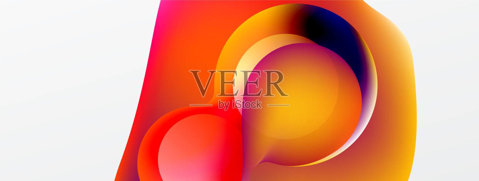 流体抽象背景液体颜色梯度插画图片素材