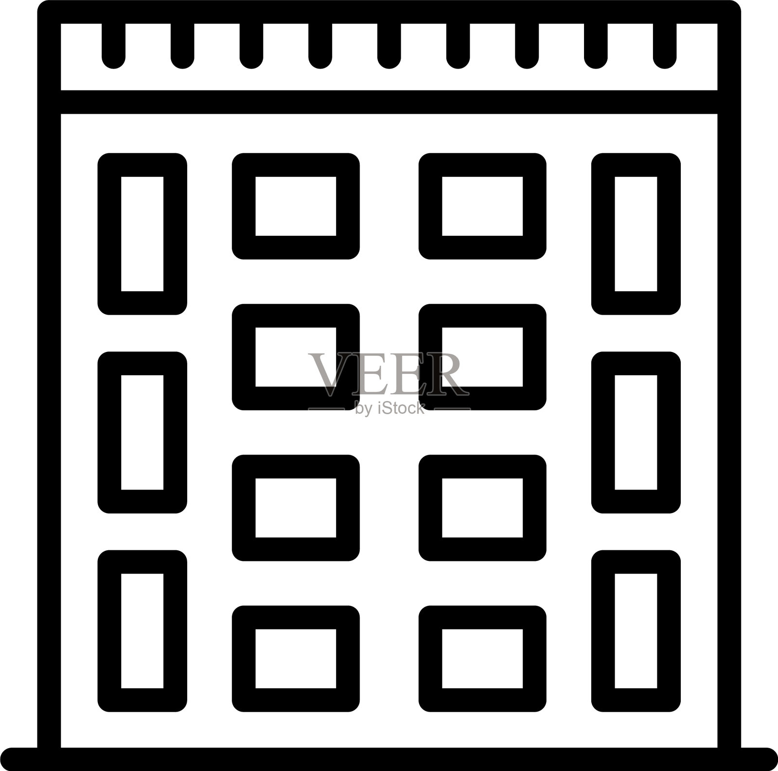 马耳他图标轮廓地图地标图标素材