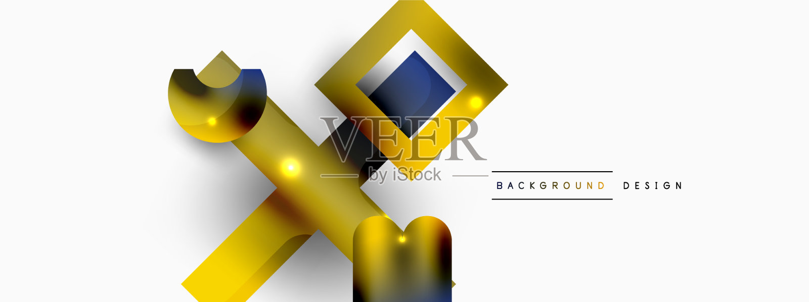 最小几何抽象背景原语插画图片素材