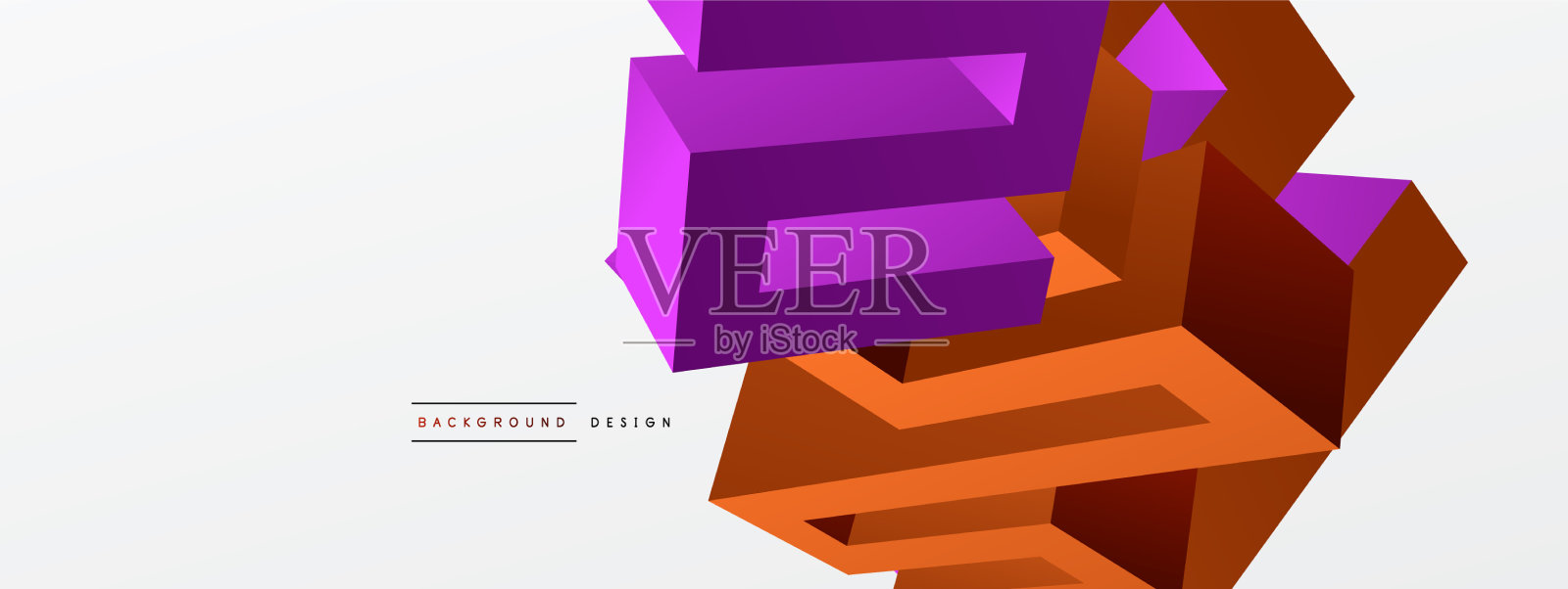 抽象的线条背景新潮的科技商业插画图片素材