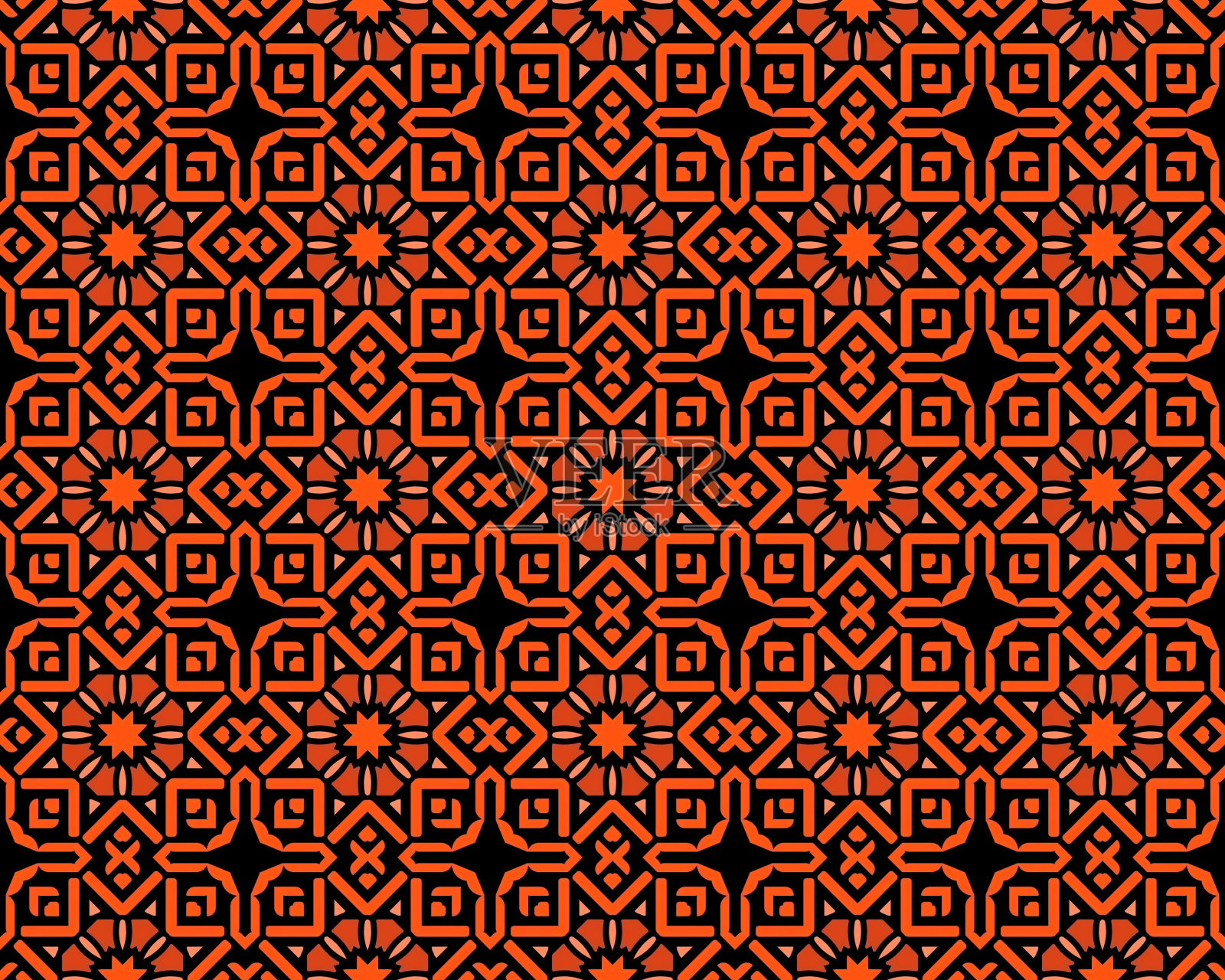 东方民族无缝可重复图案传统几何线条条纹背景设计插画图片素材