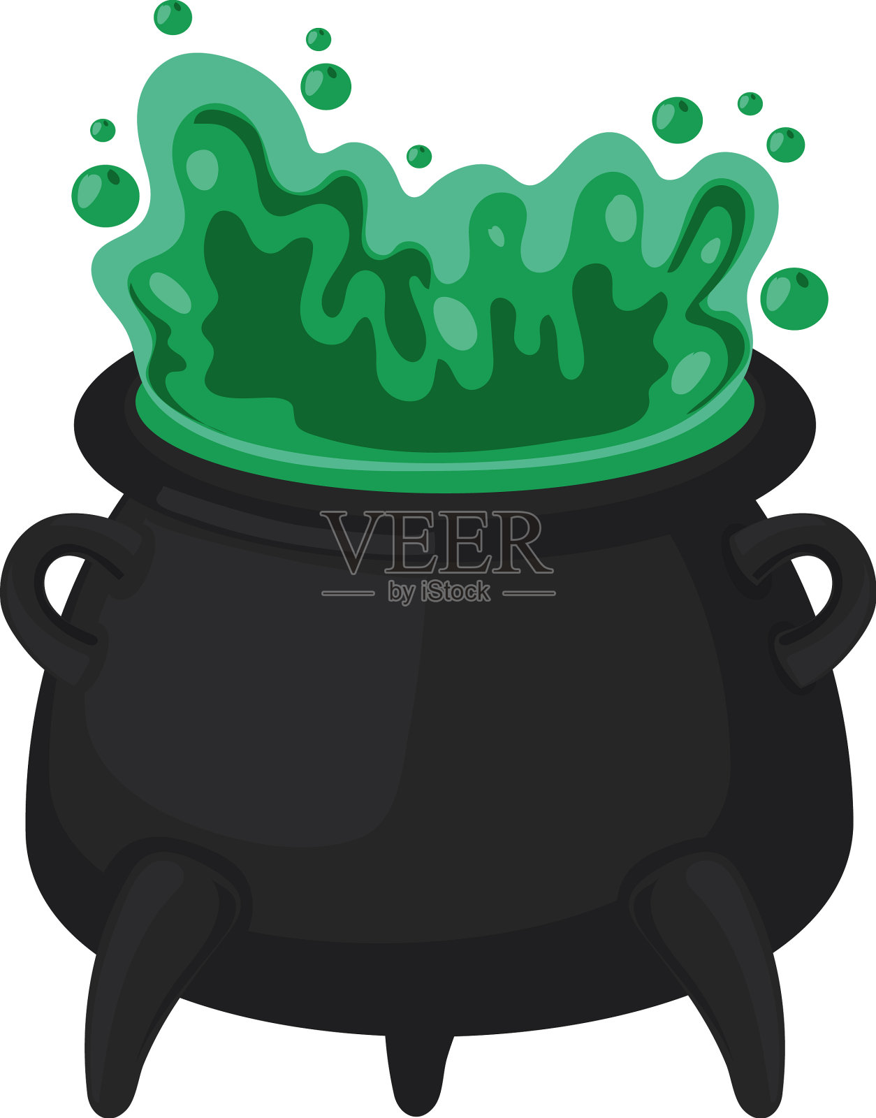 万圣节坩埚里的药水设计元素图片