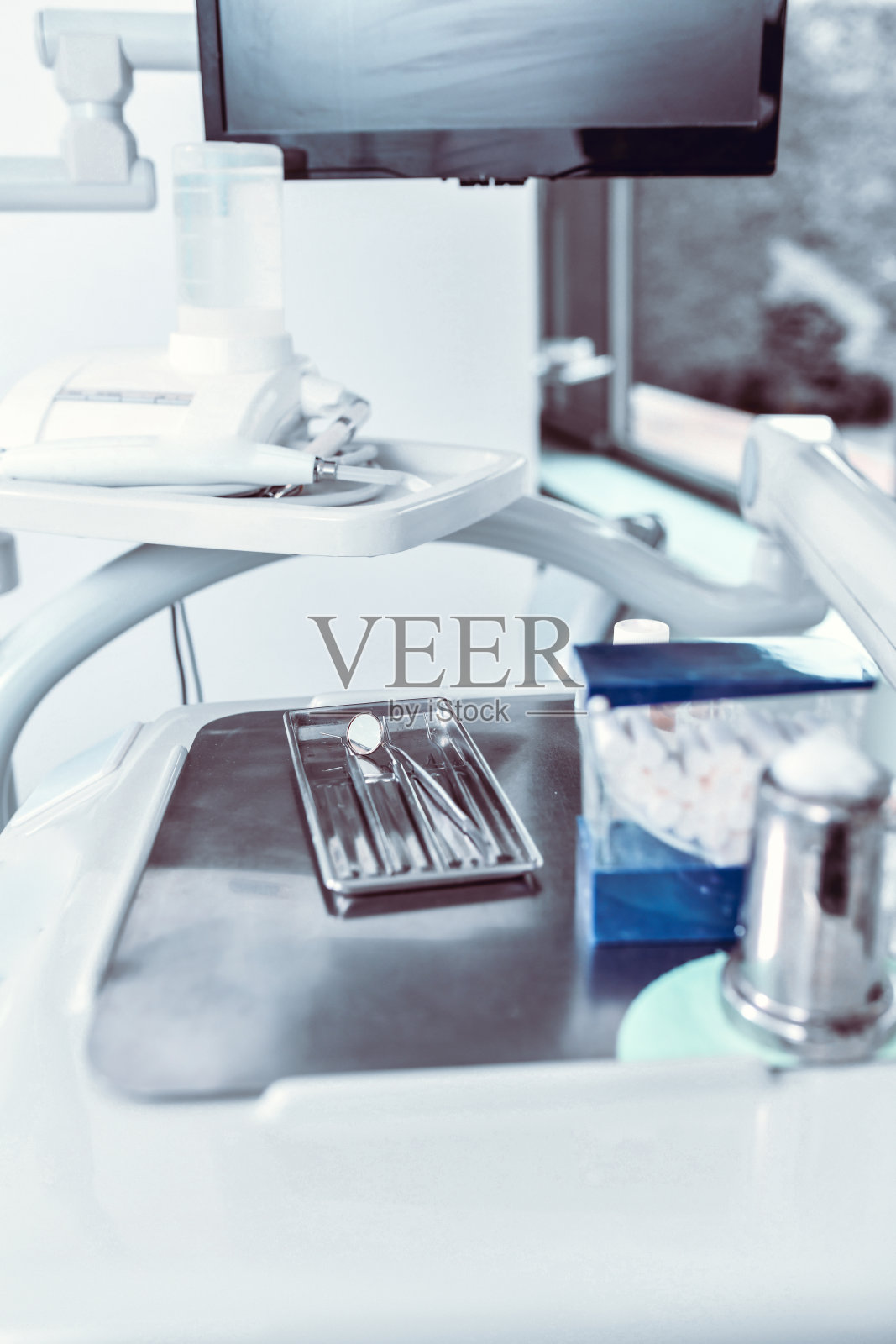 临床现代牙科设备照片摄影图片