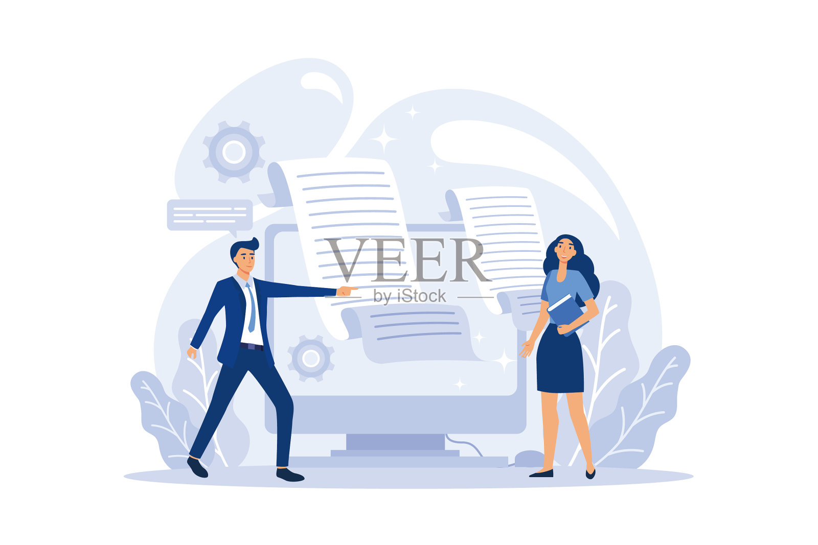 文案概念写文本的想法插画图片素材