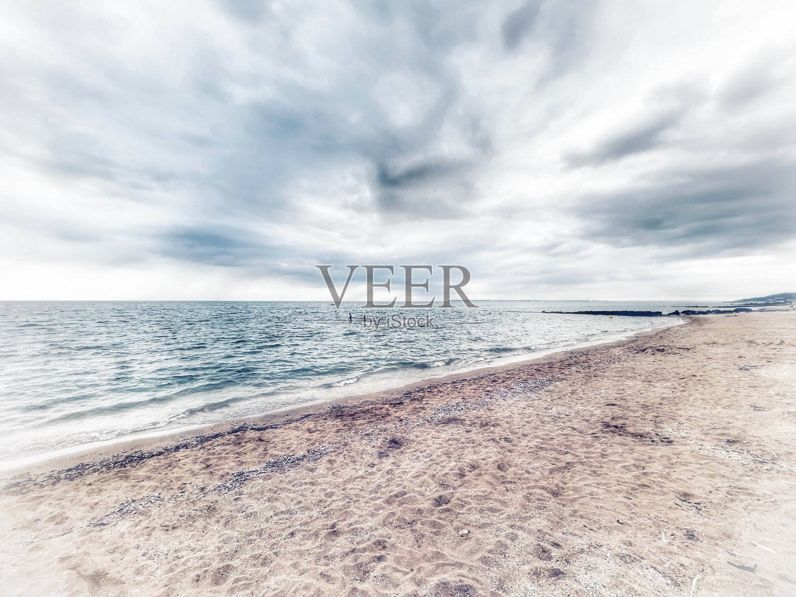 诺曼底海滩照片摄影图片