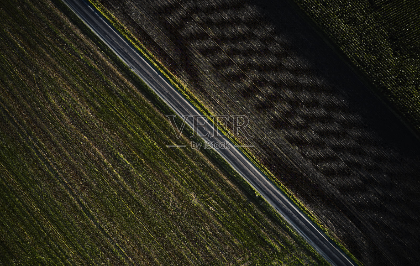 耕地正上方照片摄影图片