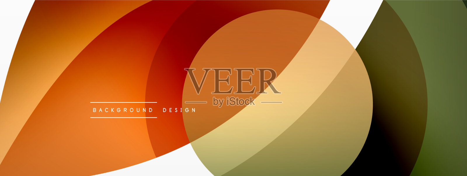 抽象背景与彩色几何形状插画图片素材