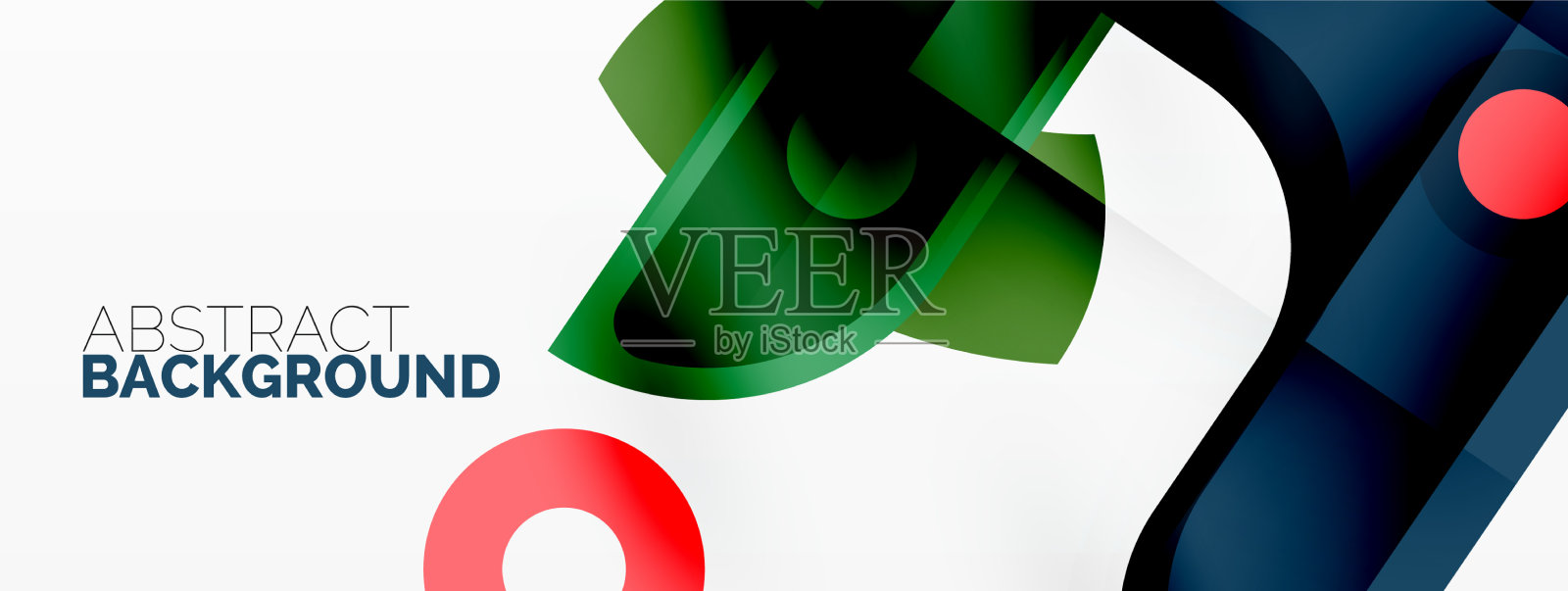 极简的几何抽象背景线插画图片素材