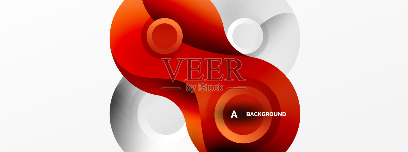 圆形几何背景抽象现代插画图片素材