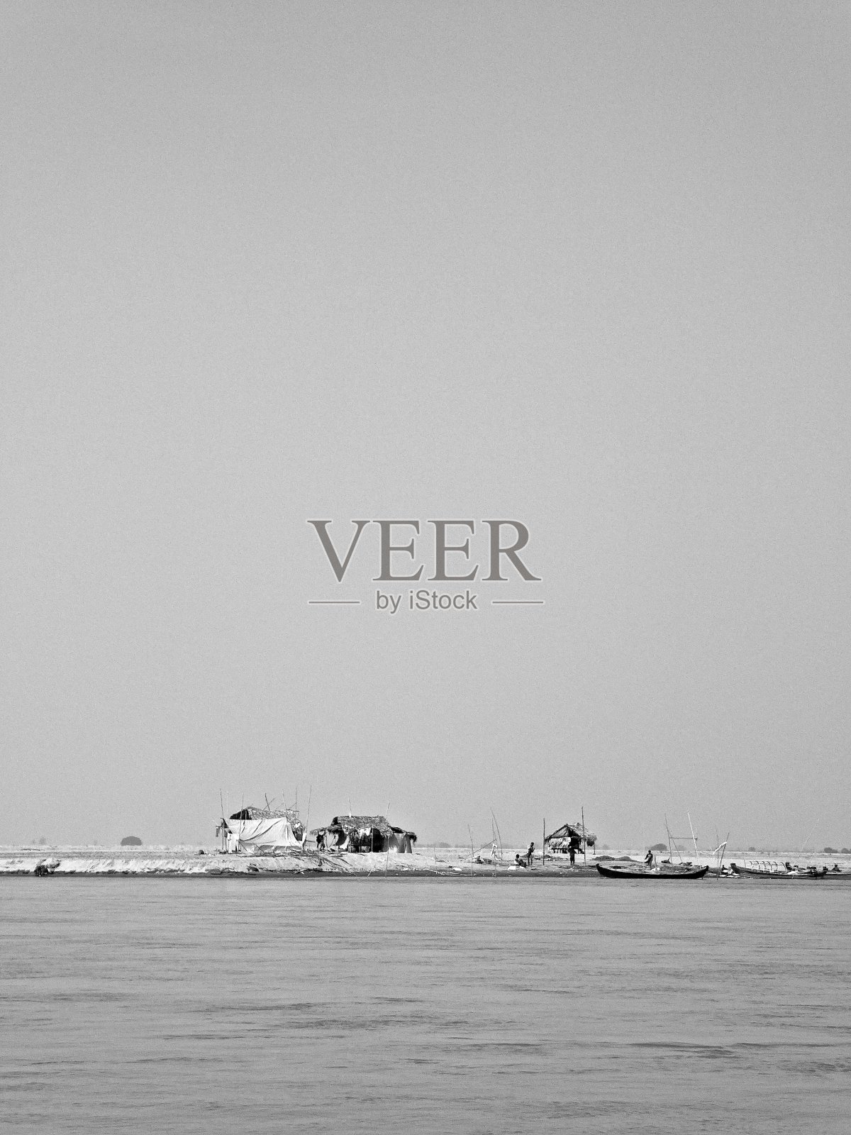 埃尔瓦底河边的沙滩照片摄影图片