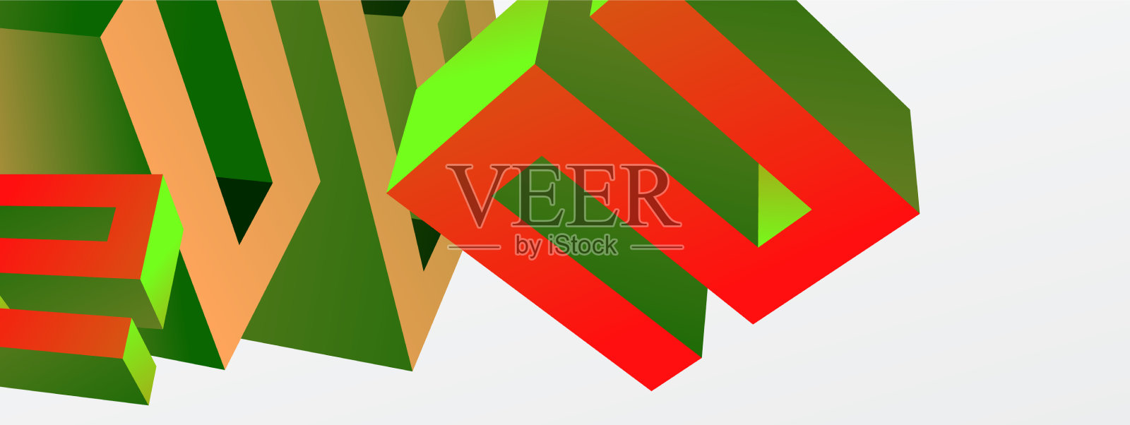 抽象的线条背景新潮的科技商业插画图片素材