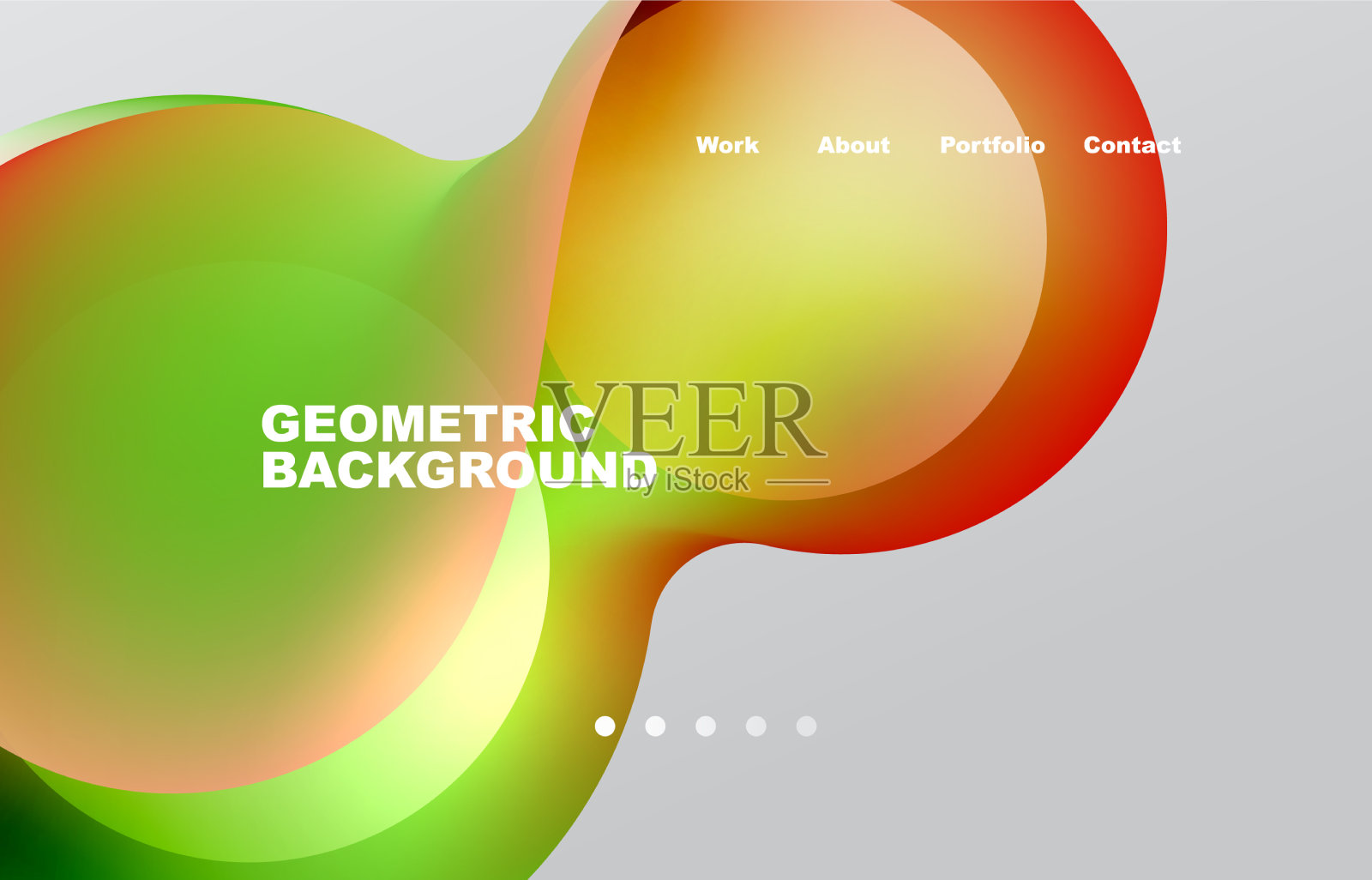 登陆页面抽象液体背景流动插画图片素材