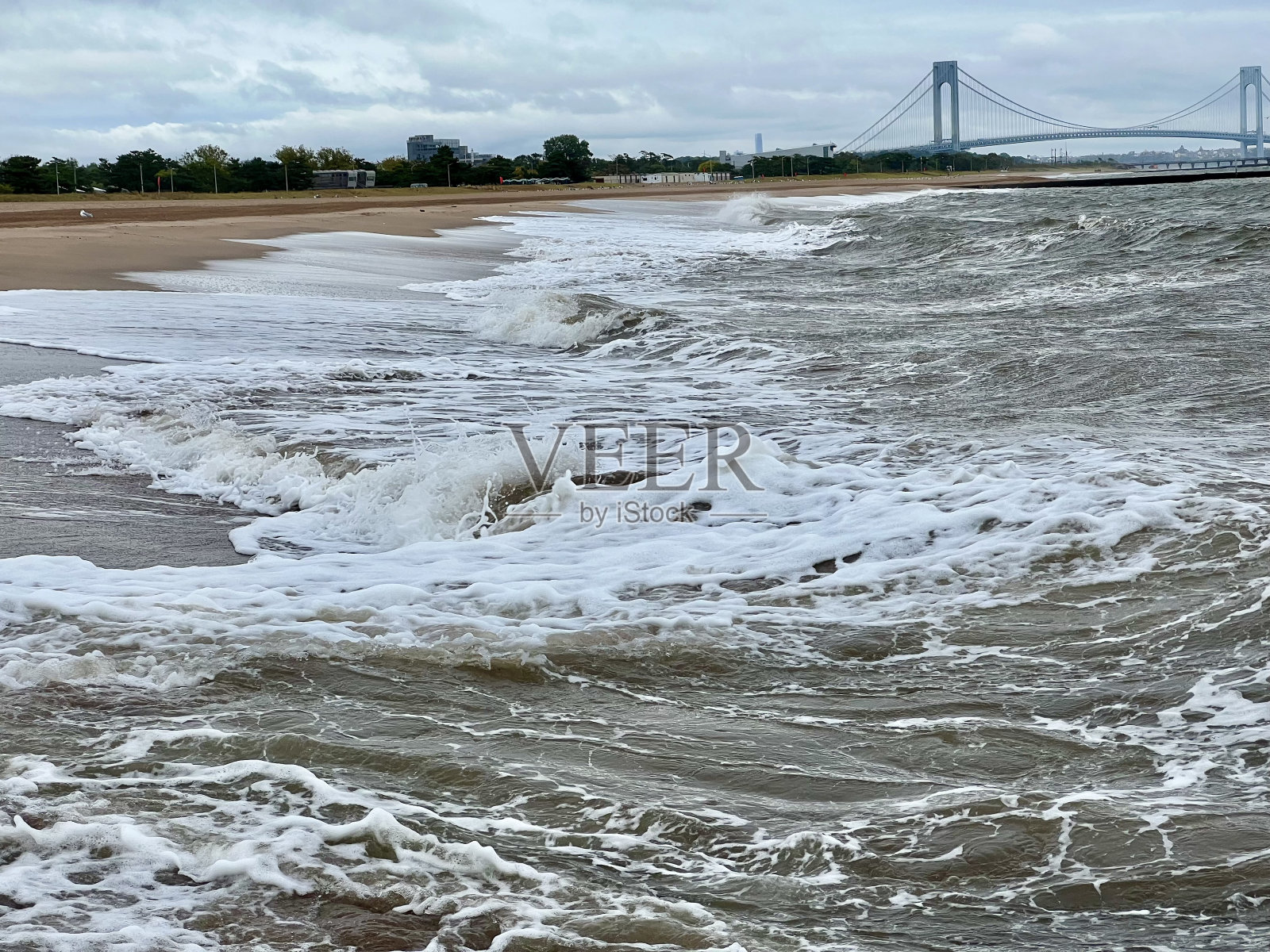 大浪多风天气照片摄影图片