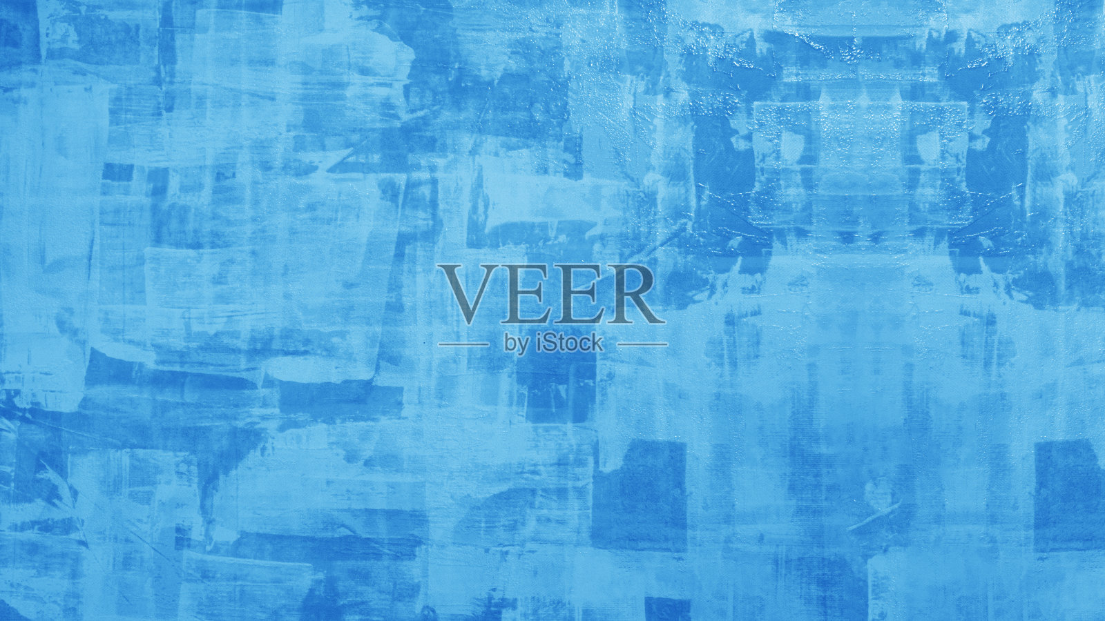 抽象明亮的蓝色水彩画纸纹理背景照片摄影图片