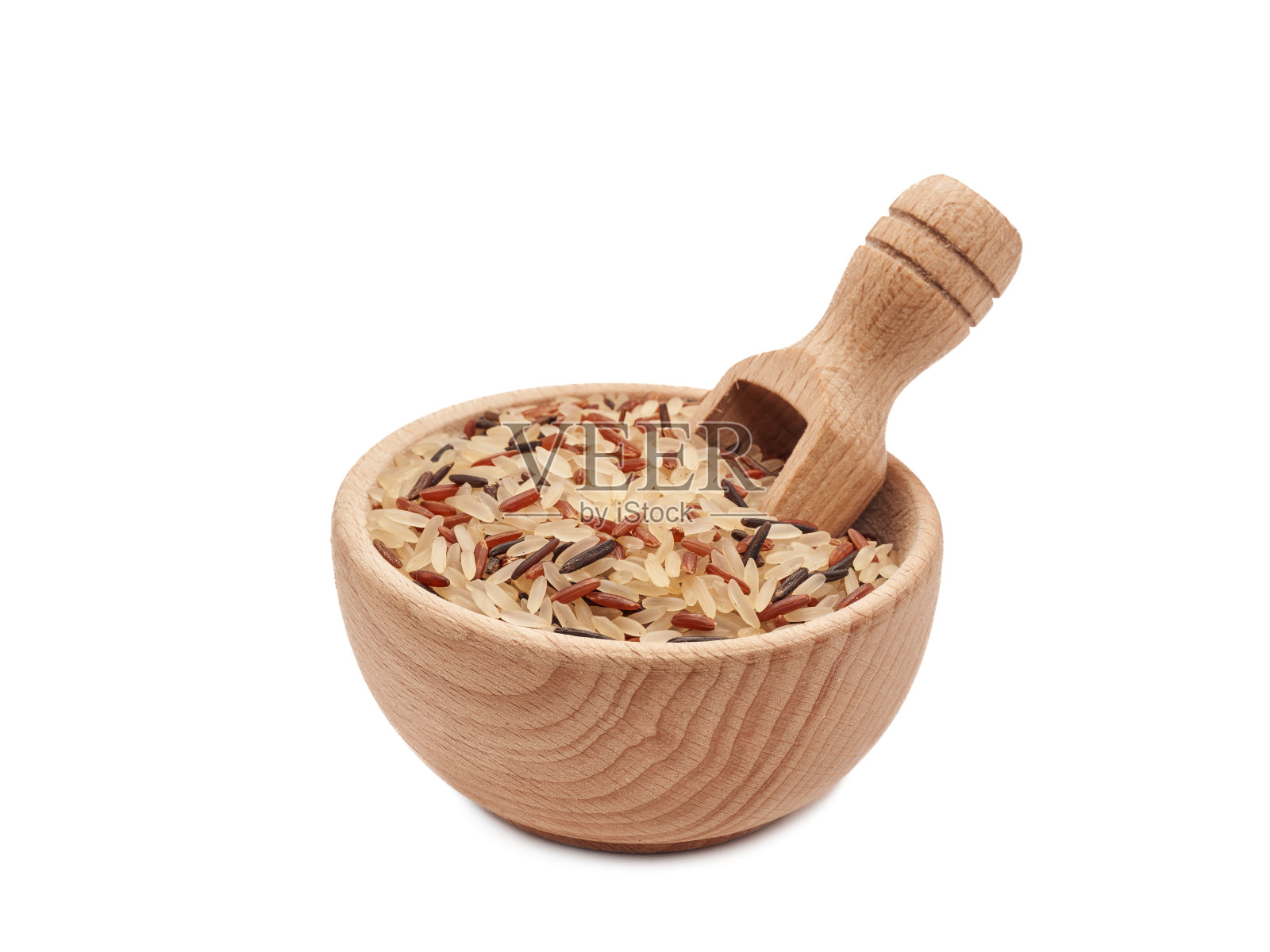 三个颜色的米饭照片摄影图片