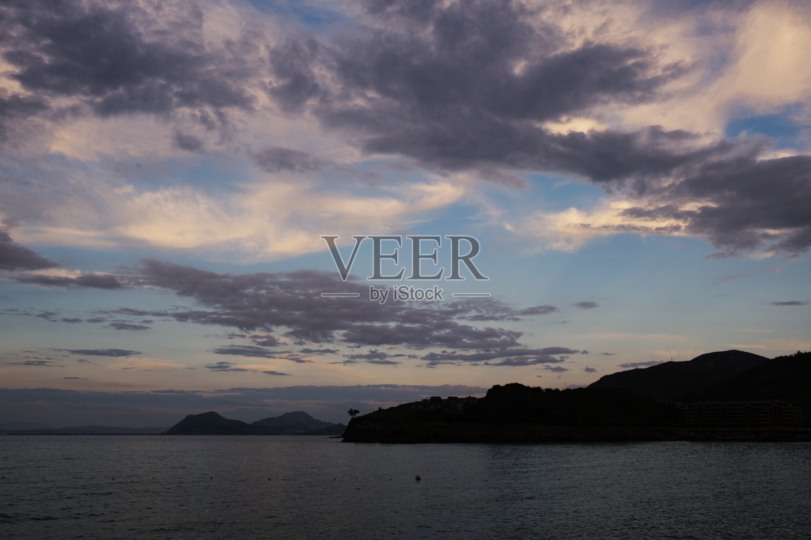 海上美丽的日落照片摄影图片