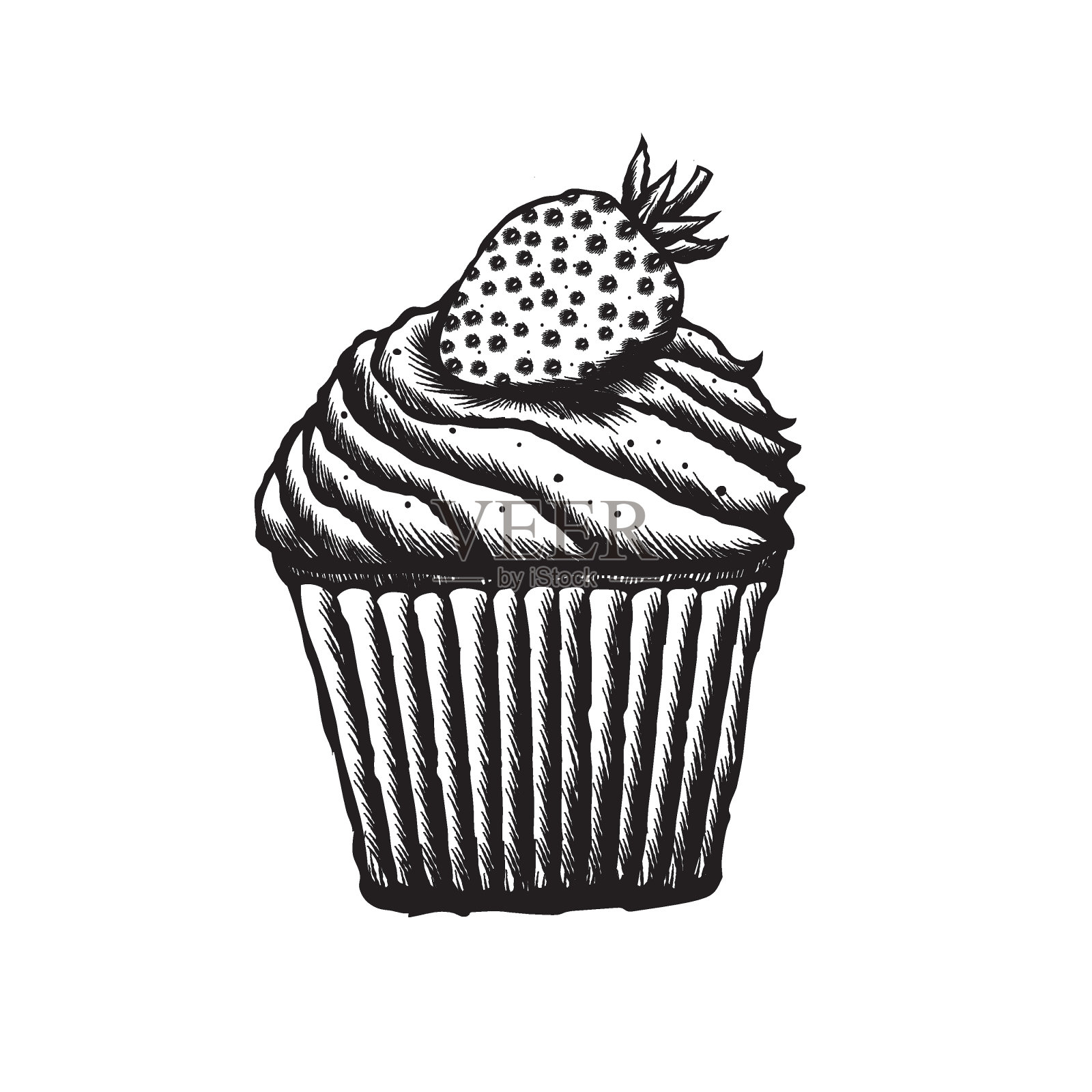 蛋糕插画图片素材