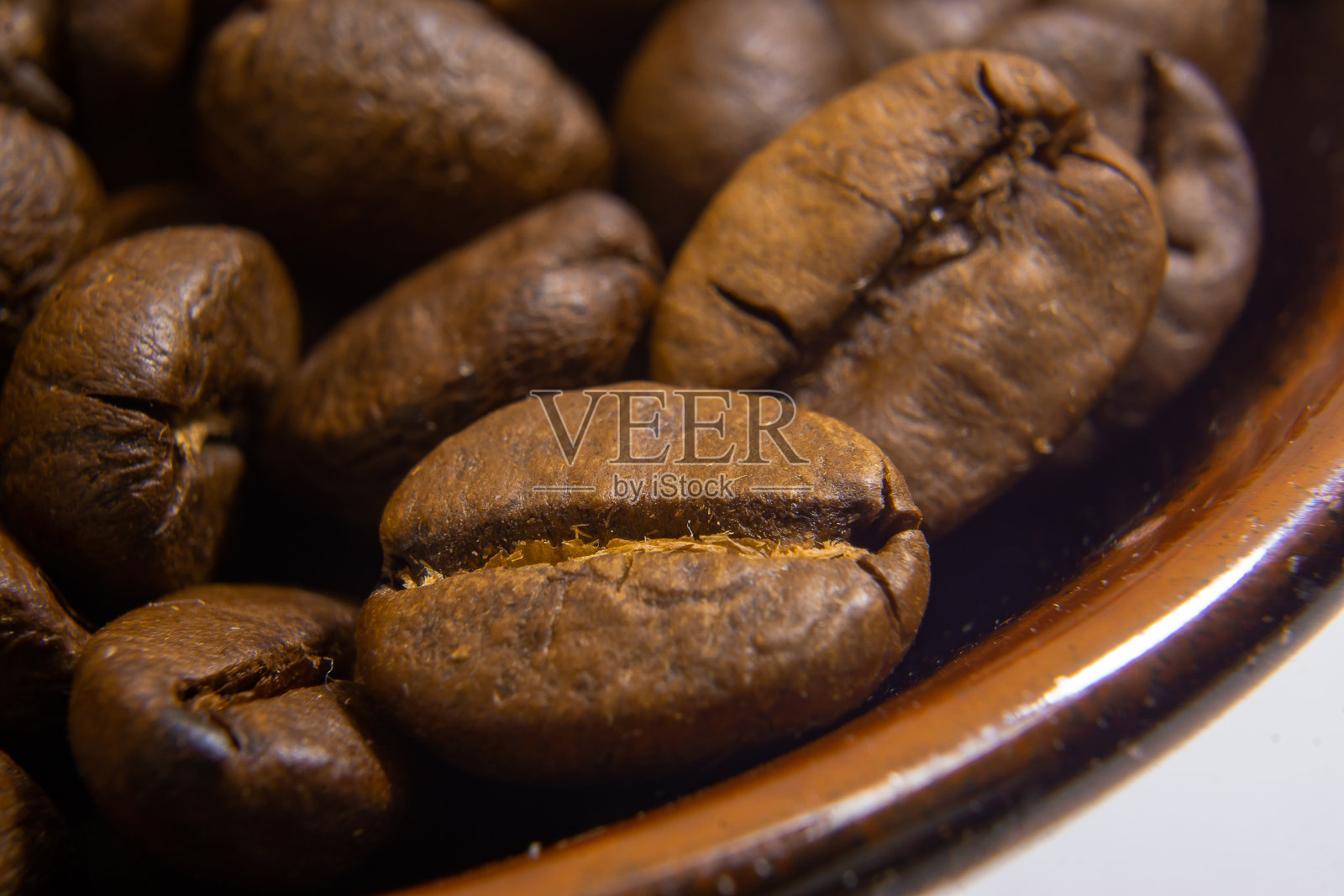 烘焙咖啡豆特写照片摄影图片