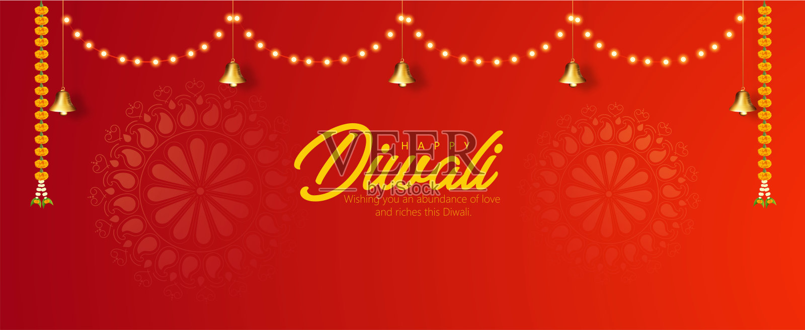 排灯节。排灯节，快乐的排灯节-灯的节日设计模板素材