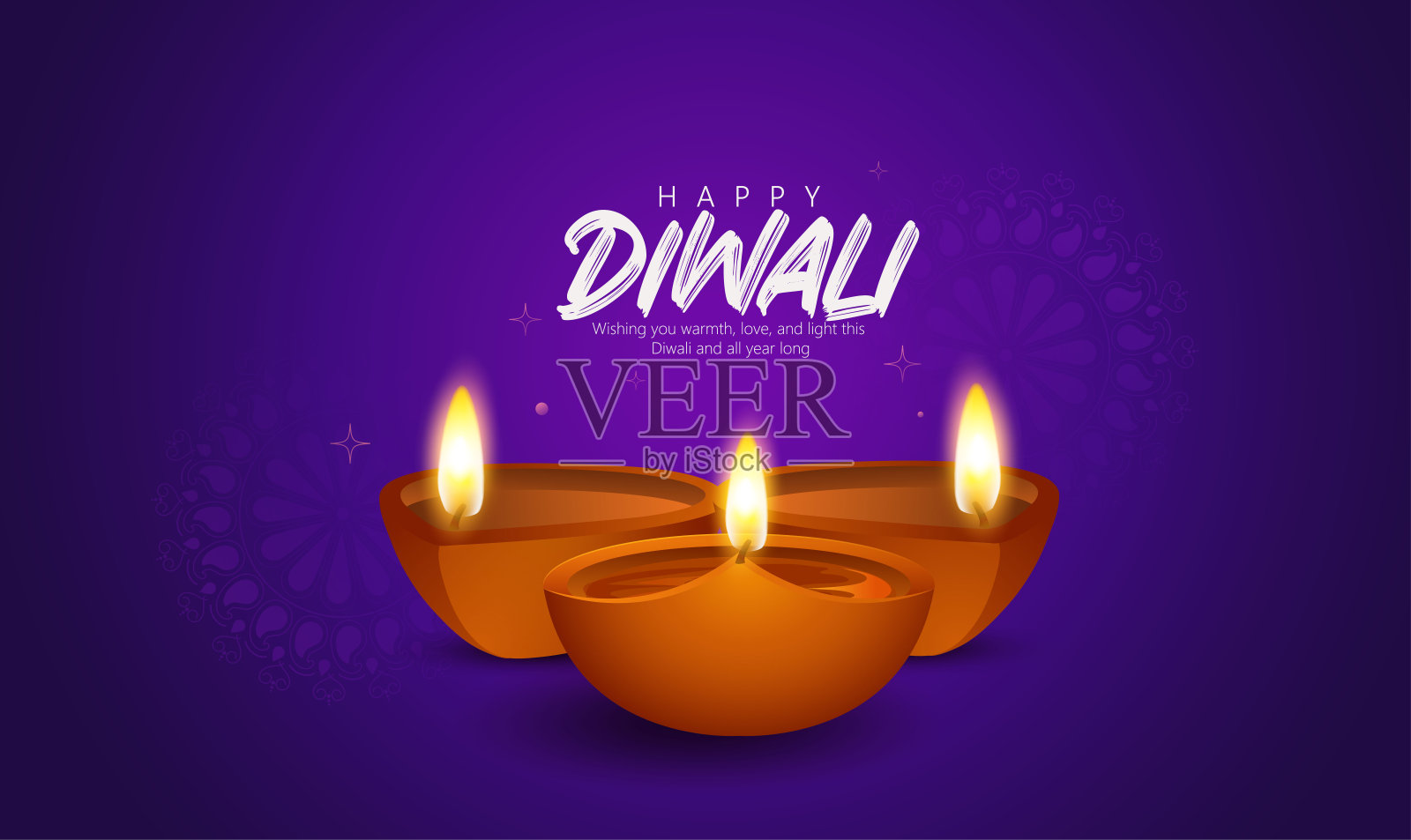 排 灯节。迪帕瓦利，设计模板素材