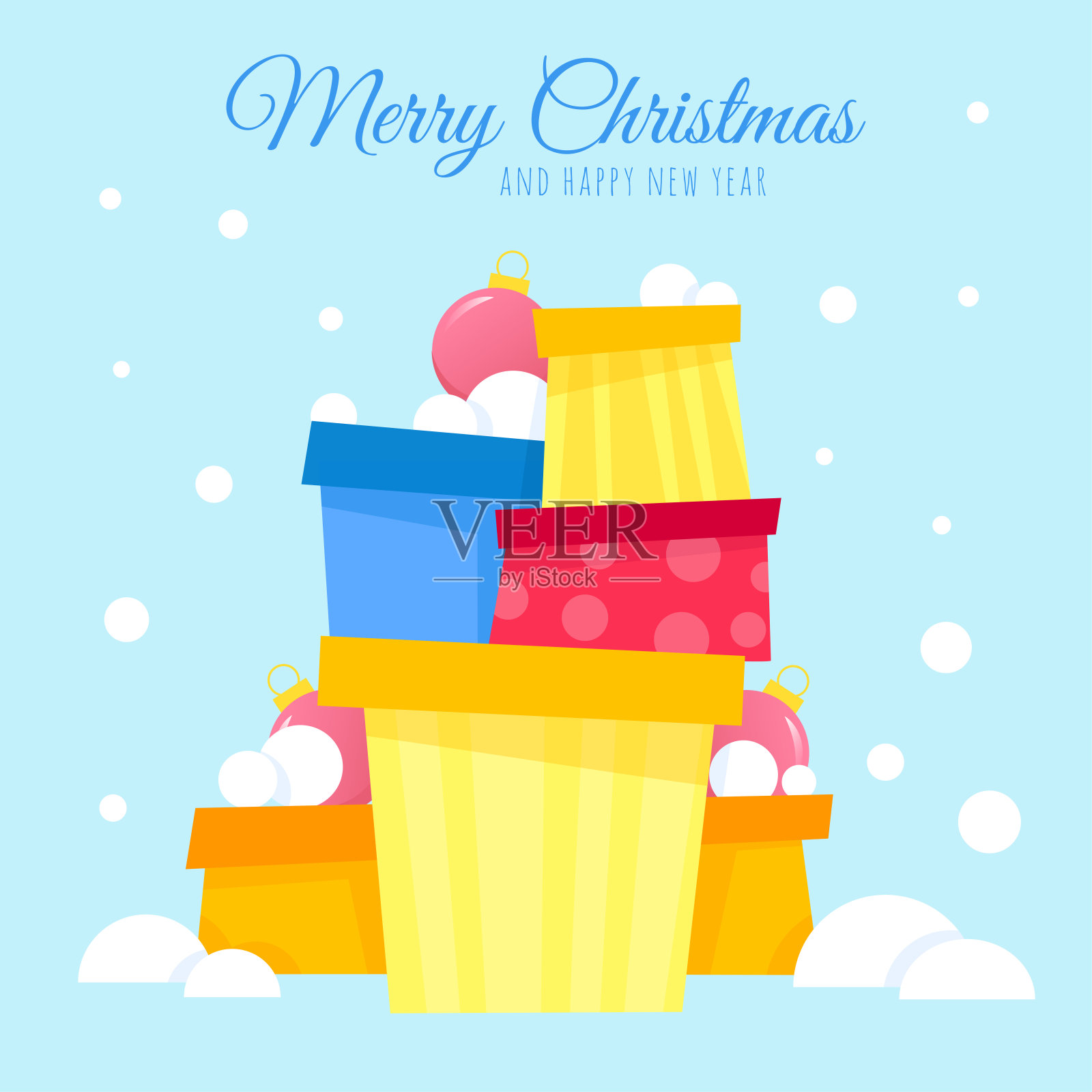 礼品盒插画图片素材